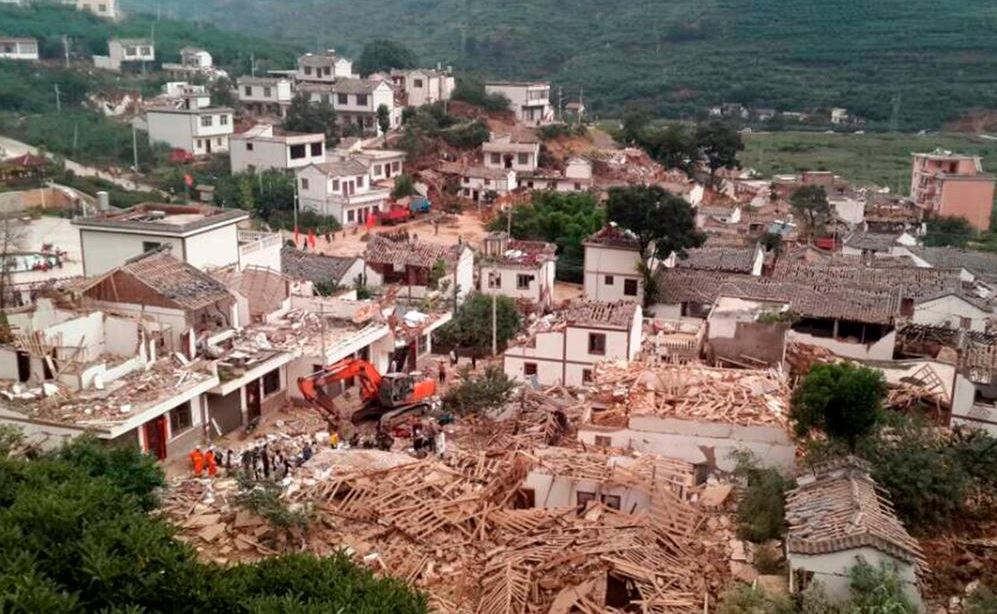Κίνα-Στους 589 ο αριθμός των νεκρών από τον σεισμό 6,3R