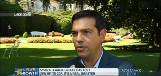 ΒΙΝΤΕΟ-Ο Τσίπρας στο CNBC: “Στην Ελλάδα θα γίνουν εκλογές στις αρχές του 2015”