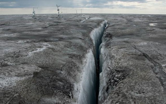 ΒΙΝΤΕΟ- Το γκρι χιόνι της Γροιλανδίας