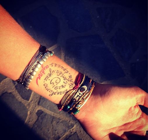 Ποια ηθοποιός έκανε αυτό το τατουάζ;