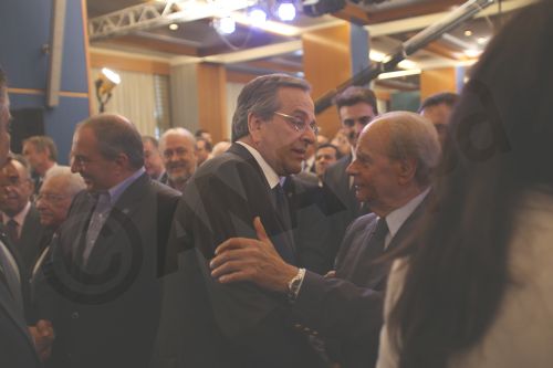 ΦΩΤΟ-Τετ α τετ Σαμαρά-Αχιλλέα Καραμανλή