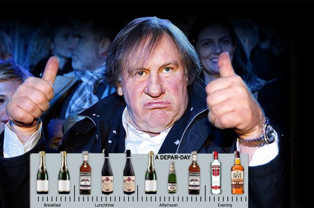 Gerard Depardieu: Πίνω 14 μπουκάλια κρασί την ημέρα