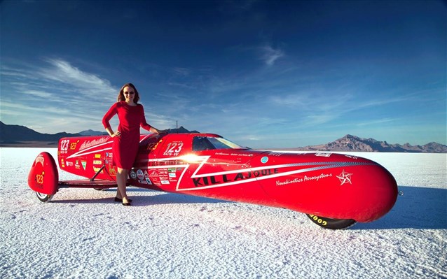 BINTEO-Ηλεκτρική μοτοσικλέτα σπάει ρεκόρ με 387 χλμ/ώρα