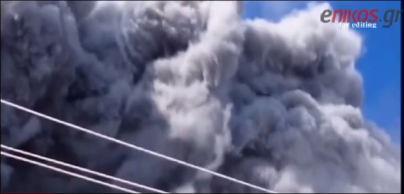 ΒΙΝΤΕΟ-Η στιγμή της έκρηξης του ηφαιστείου στην Ιαπωνία