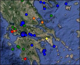 Σεισμός 4,7R βορειοδυτικά της Πάτρας