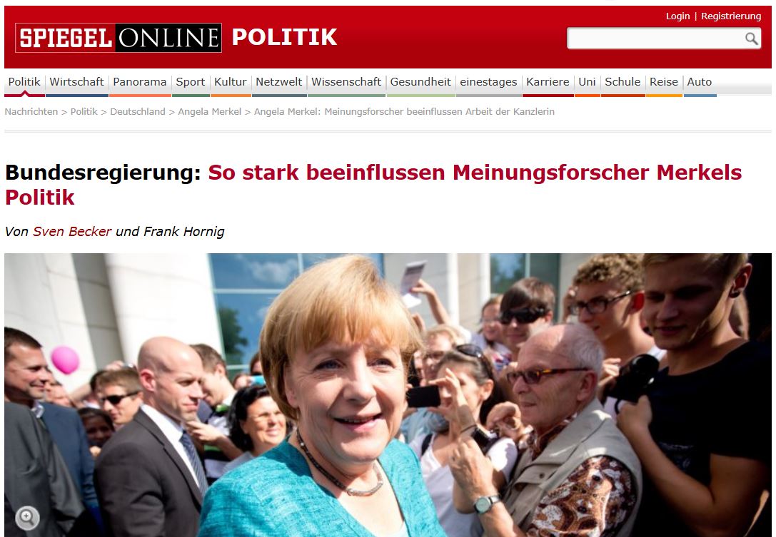 Οι μυστικές δημοσκοπήσεις της Μέρκελ