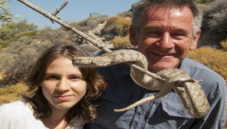 ΦΩΤΟ-Η σπάνια οχιά της Μήλου στο Discovery Channel