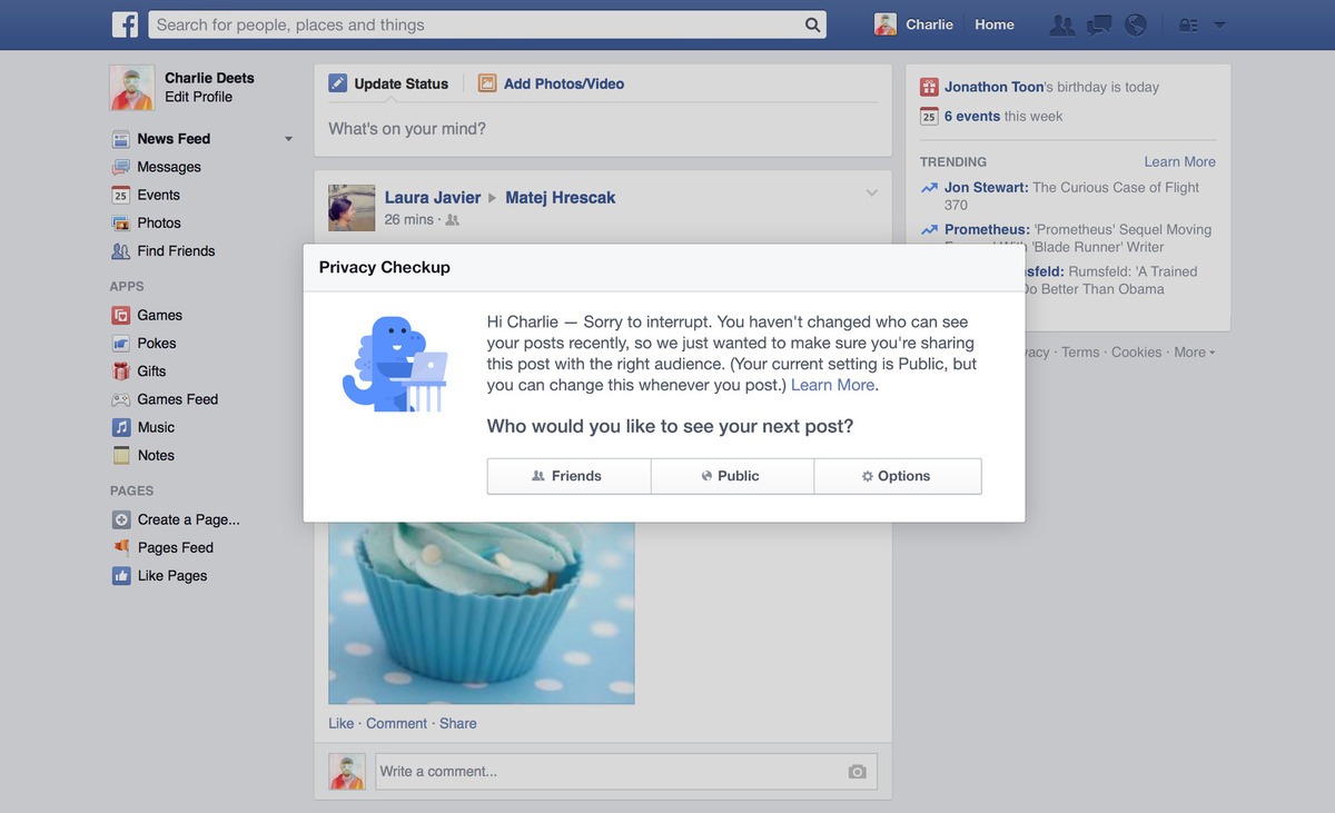 Τι είναι το μπλε «δεινοσαυράκι» του Facebook;