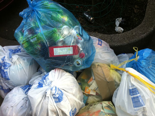 ΦΩΤΟ αναγνώστη-Λόφος σκουπιδιών έξω από το γηροκομείο στην Πολίχνη