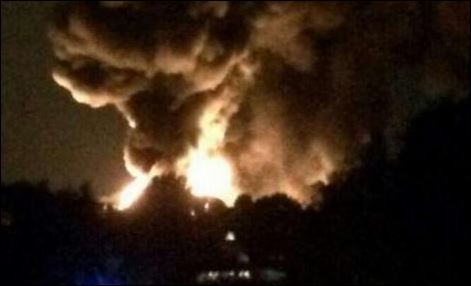 ΦΩΤΟ-Έκρηξη σε χημικό εργοστάσιο στη Βρέμη