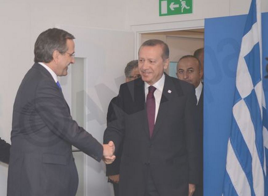 Αυτά συζήτησαν Σαμαράς-Ερντογάν