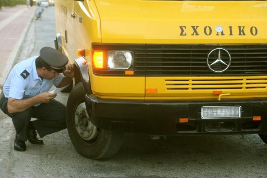 Συνελήφθη οδηγός σχολικού λεωφορείου