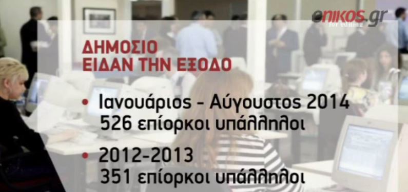 ΒΙΝΤΕΟ-562 άτομα απολύθηκαν από το Δημόσιο
