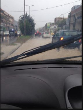 ΦΩΤΟ-Πλημμύρισε η Μεσογείων