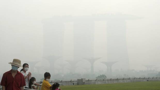 “Ανθυγιεινός” ο αέρας της Σιγκαπούρης