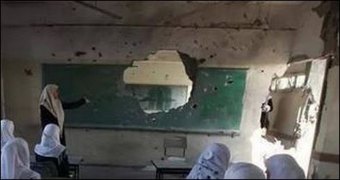 ΦΩΤΟ-Άρχισε η νέα σχολική χρονιά στη Γάζα σε κατεστραμμένα σχολεία