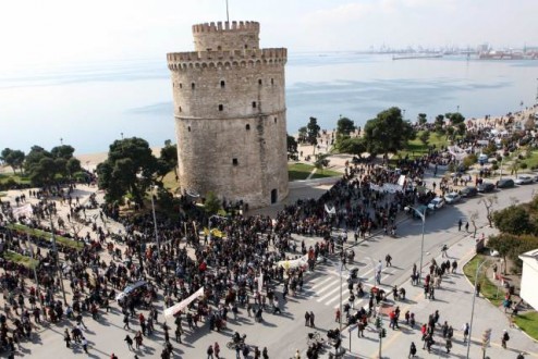 Δύο συλλαλητήρια στη Θεσσαλονίκη