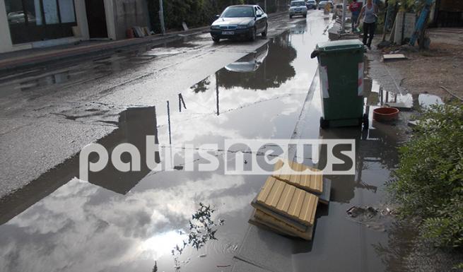 ΦΩΤΟ-Προβλήματα από τις βροχές στη Γαστούνη