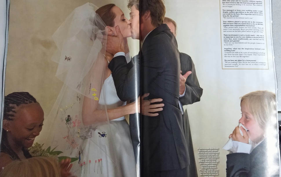 Τζολί-Πιτ-«Χρυσάφι» για τις φωτογραφίες του γάμου τους