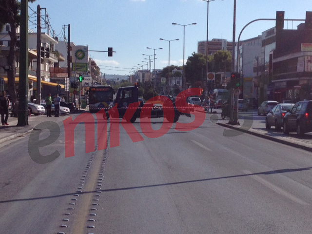 ΦΩΤΟ-Η αστυνομία έκλεισε την Μεσογείων