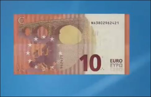 ΒΙΝΤΕΟ-Το νέο χαρτονόμισμα των 10 ευρώ