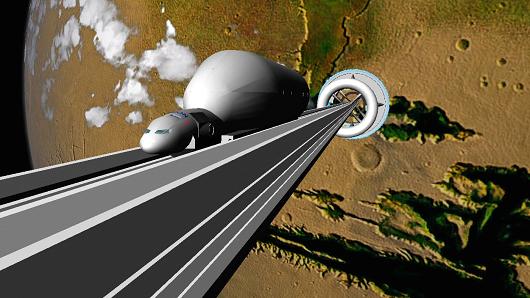 ΦΩΤΟ-Το διαστημικό ασανσέρ του 2050