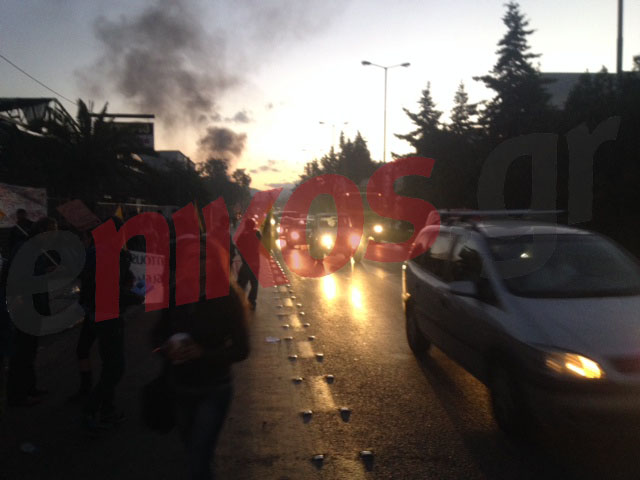 ΦΩΤΟ-Κίνηση στη Μεσογείων