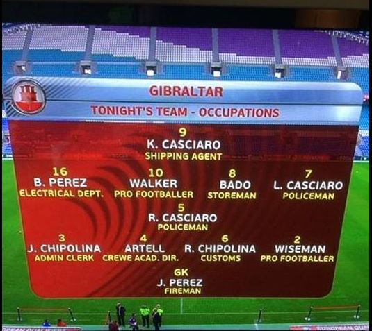 ΦΩΤΟ-Πυροσβέστης και αστυνομικοί στην 11αδα του Γιβραλτάρ