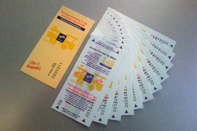 Διακινούσαν πλαστά εισιτήρια του Ο.Α.Σ.Α.