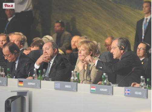 ΦΩΤΟ-Συνομιλία Σαμαρά-Μέρκελ