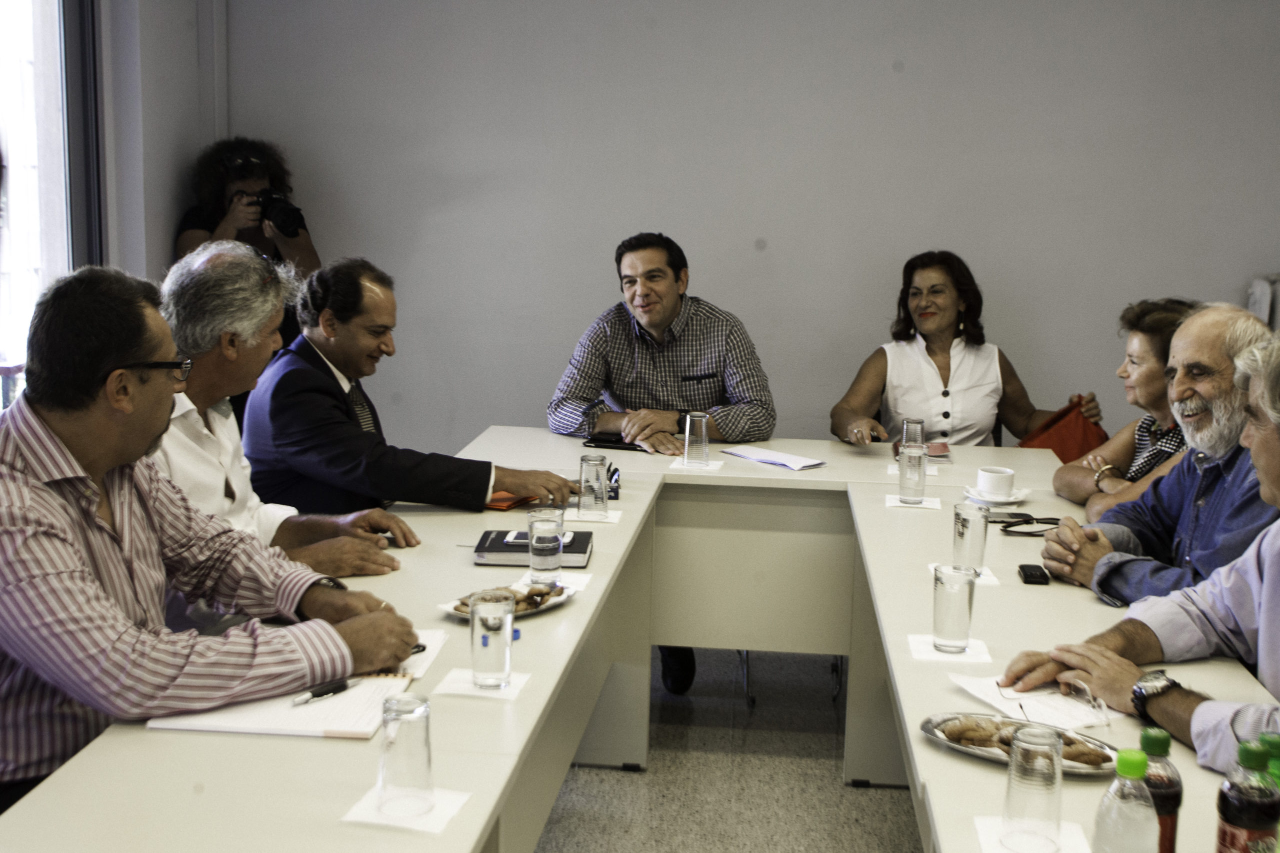 ΦΩΤΟ-Ο Τσίπρας στο Τεχνικό Επιμελητήριο Ελλάδας