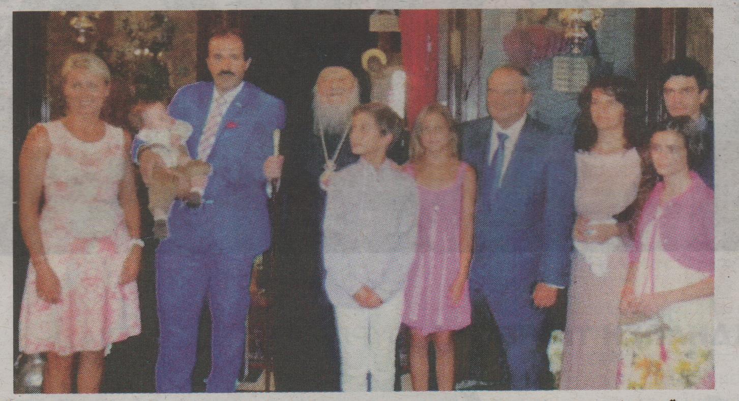 Νονά η Νατάσα Καραμανλή