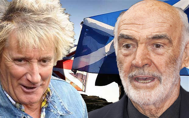 Σον Κόνερι εναντίον Ροντ Στιούαρτ-“Διχασμένη” η Σκωτία για το δημοψήφισμα