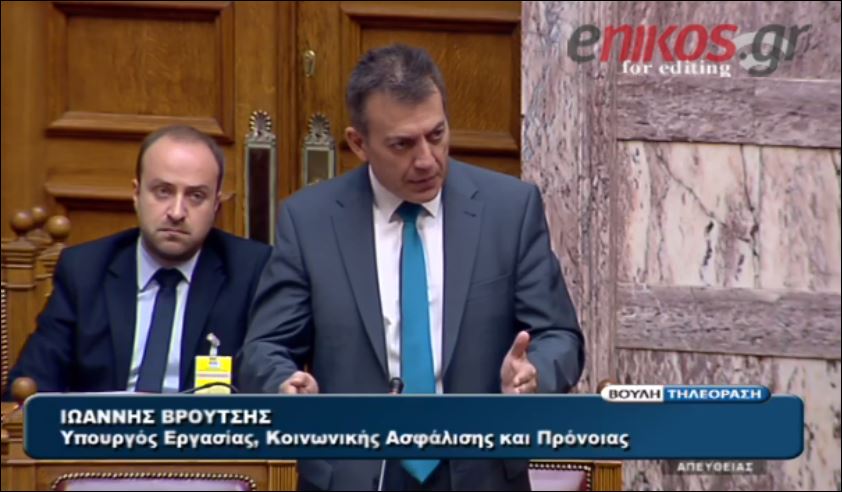 ΒΙΝΤΕΟ-Βρούτσης: Δεν θα γίνει μείωση στις κύριες συντάξεις