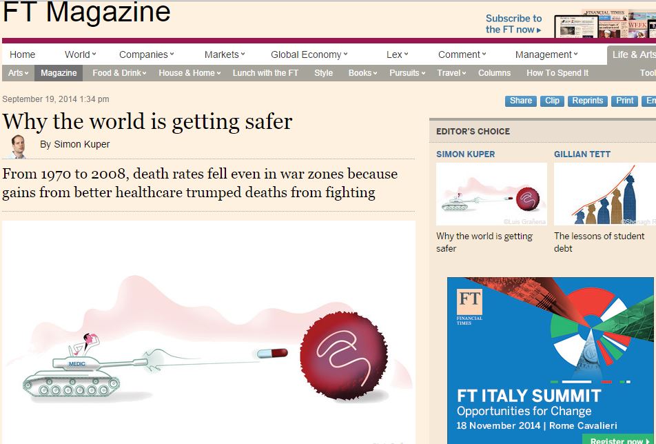 FT-O κόσμος μας γίνεται όλο και πιο ασφαλής