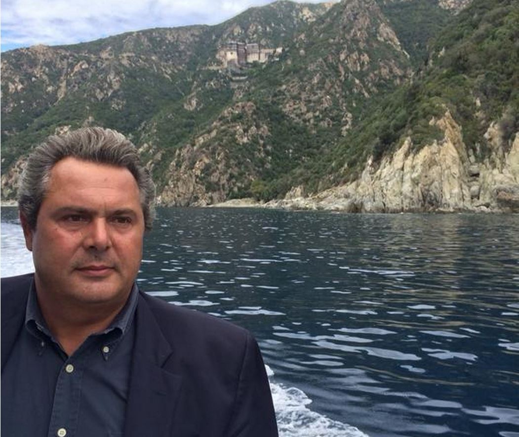 Στο Άγιο Όρος ο Πάνος Καμμένος