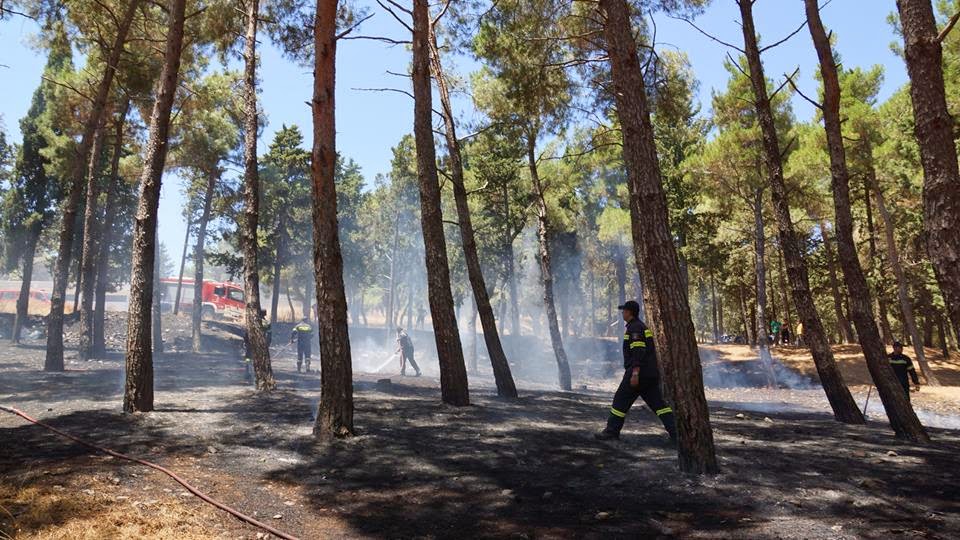 ΤΩΡΑ-Φωτιά στο Βουναράκι Μυτιλήνης