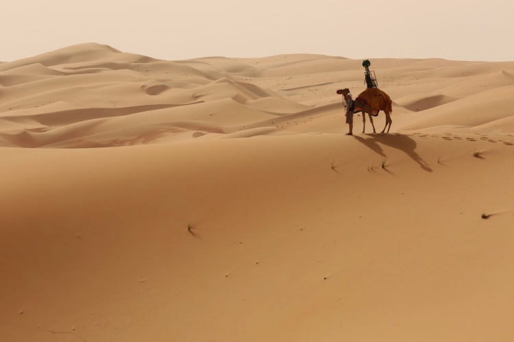 Οι χάρτες της Google “εξερευνούν” την έρημο Λίβα