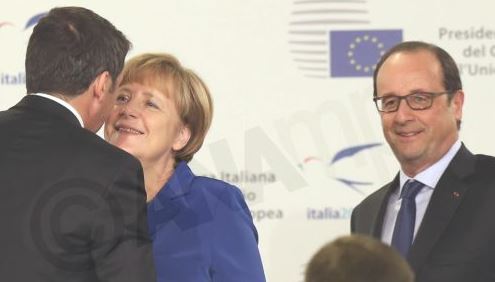 ΦΩΤΟ-Το βλέμμα της Μέρκελ στον Ρέντσι