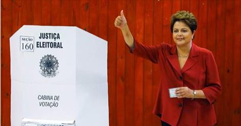 Προβάδισμα Ρούσεφ στη Βραζιλία