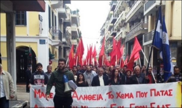 ΒΙΝΤΕΟ-Πορεία του ΚΚΕ στο κέντρο της Πάτρας