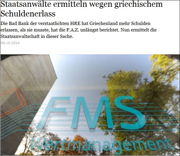 Γερμανία-Εισαγγελική έρευνα για τη διαχείριση ελληνικών ομολόγων