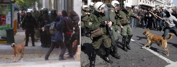 ΦΩΤΟ-Από τον Κανέλλο στον Λουκάνικο-Πάντα στο πλευρό των διαδηλωτών