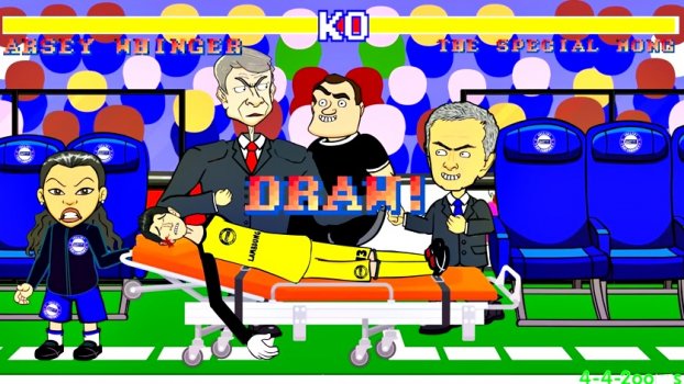 ΒΙΝΤΕΟ-Καρτούν η “μάχη” Βενγκέρ-Μουρίνιο