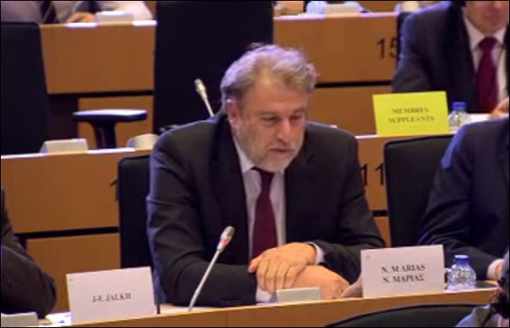 BINTEO-Ο Μαριάς στο ευρωκοινοβούλιο για τις κλεμμένες αρχαιότητες από τους ναζί