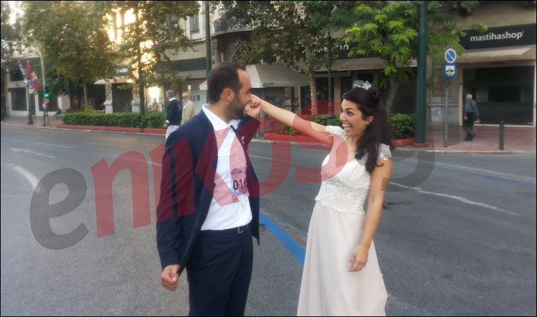 ΦΩΤΟ-Με το νυφικό στα “Παναθήναια 2014”