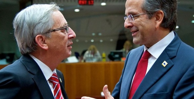 Η συνάντηση Σαμαρά-Γιουνκέρ