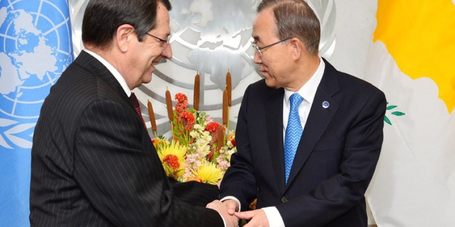 Η επιστολή Αναστασιάδη στον Μπαν Κι-μουν για τις τουρκικές προκλήσεις