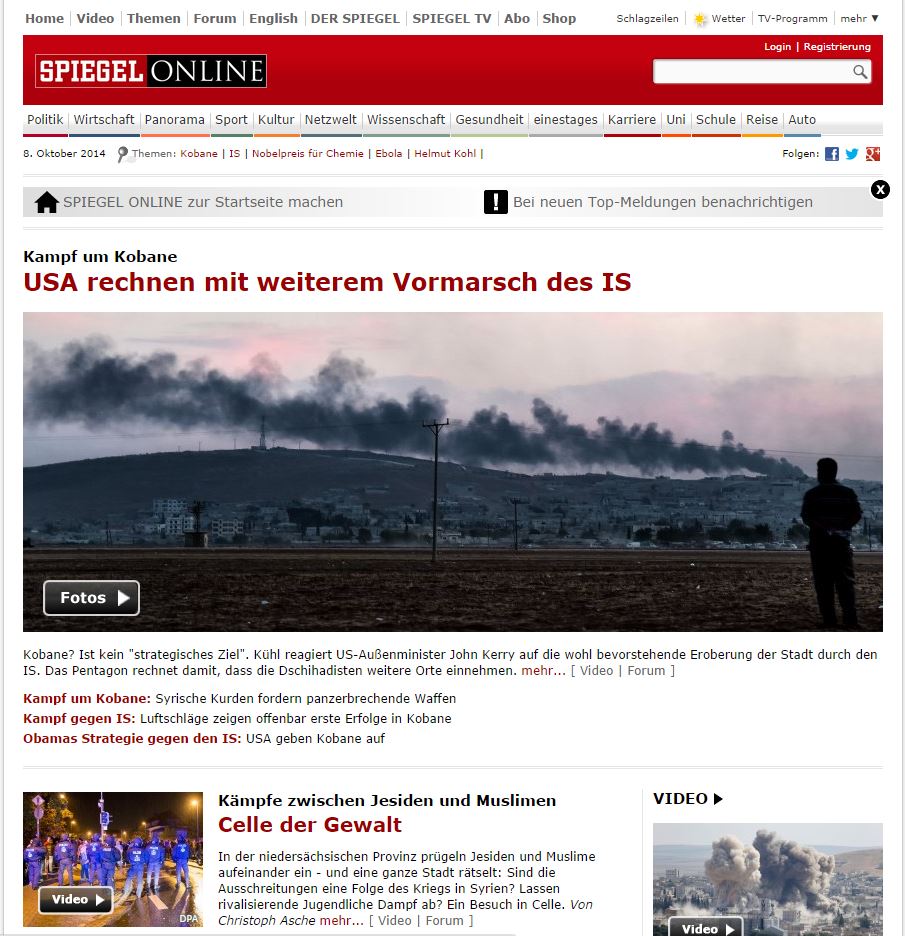 Το Spiegel για τον Έμπολα και τον γερμανικό στρατό