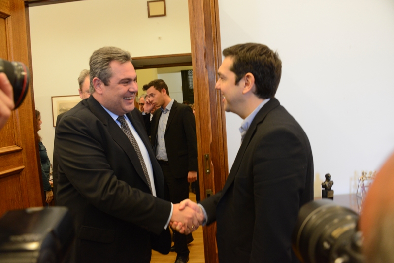 Στις 14:30 θα συναντηθούν Τσίπρας-Καμμένος
